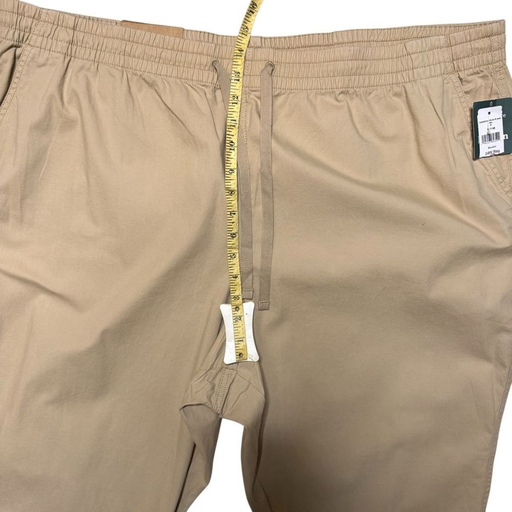 L.L. Bean Women's Lakewashed Chino Pants Mid-Rise Pull-On Ankle Plus Sz 24W NWT - Picture 6 of 9